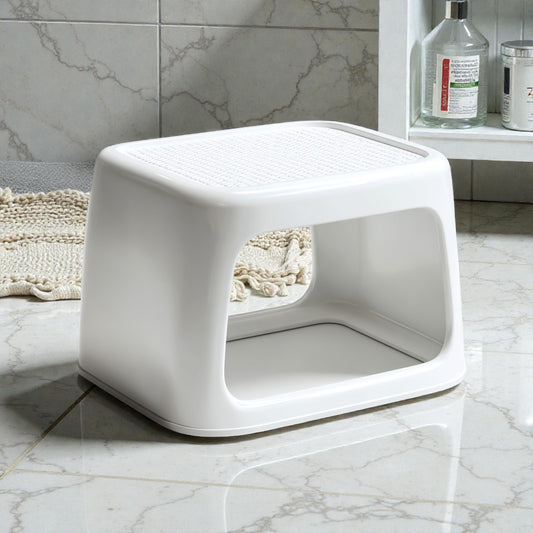 Ergonomic Non-Slip Toilet Stool (7" Height) - Posture Correcting Waste Aid