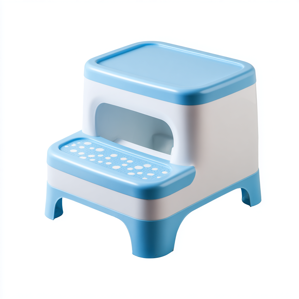 Kids' Dual-Height Step Stool - For Potty Training & Sink Access